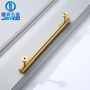 JAYHOO Solid Brass Cabinet <b>Handle</b> Bar 6817 Modern Design Drawer Wardrobe <b>Door</b> Hardware Durable Furniture <b>Pull</b> - Product Image 1