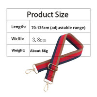Sangle d'épaule en nylon réglable personnalisée pour sac à main et sac à bandoulière