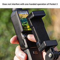 Clip de fixation avant pour téléphone Pocket 3, adaptateur d'extension portable en plastique Osmo pour caméras d'action