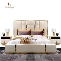 Modernes Neues Design Luxus-Lederbett mit Liftfunktion, Stauraum und Verstellbarkeit, wahlweise als Doppel- oder Einzelbett