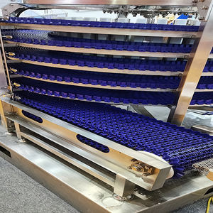 Unterstützung Anpassung Verschiedene Förderer Industrieller Kühlturm Vertikaler Ketten förderer Modularer Band hub förderer Kunststoff - Product Image 1