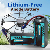 43000mAh 6S/8S/12S/14S/18S/24S/28S 10C 450Wh/kg 3,8V HV Lithiumfreie Anodenbatterie für Schwerlastdrohnen und Großroboter