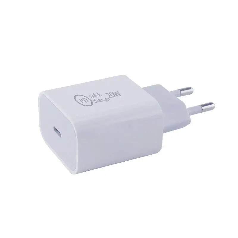 2021 New 20W PD USB Type C Quick Charger Adapter For iPhone 12/ For Huawei for Xiaomi Fast Charging EU/US/UK Plug Travel PD char
