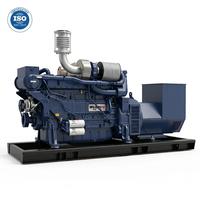 Generador Diésel Marino Weichai, 400v 380V, 50hz 60hz, Trifásico, 200kw 250KVA, para Exteriores, de Alta Eficiencia, Impermeable