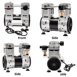 Laboratuvar için 220V 1500W -91KPa 300L/min taşınabilir elektrikli yağsız vakum pompası hava kompresörü kafa - Product Image 3