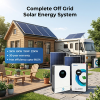 Kit de système d'énergie solaire hors réseau VANYO 6kw 3kw 11kw 22kw, système solaire complet pour l'alimentation domestique