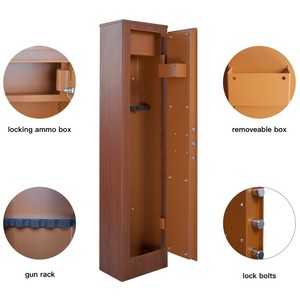 Hot bán Thương hiệu Mới hạt gỗ bề mặt Bí Mật <span class=keywords><strong>Key</strong></span> khóa Vault Tủ keylock súng an toàn - Product Image 3