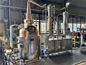 Distillateur d'huile essentielle en cuivre Ace Premium pour l'extraction commerciale d'alcool de palissandre vanille - Product Image 6