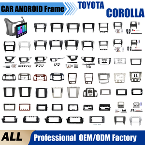 Marco de radio para coche Android, compatible con todos los modelos, para Toyota Corolla, accesorios interiores, marco de DVD para coche - Product Image 1