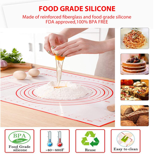 Silicone <b>Baking</b> Mat/Dough Pastry Mat Kitchen Accessories for Chopping Measurements Gaining More & More Popularity - Product Image 5