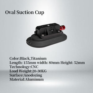 Soporte de Ventosa Ovalado de 6 Pulgadas para Automóvil, Triple Sujeción Fuerte para Cámara de Acción <span class=keywords><strong>DJI</strong></span> Pocket3, <span class=keywords><strong>Smartphone</strong></span> Universal para Tablero y Parabrisas - Product Image 2