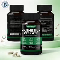 Capsules de citrate de magnésium complexe OEM sous marque privée + B6 – Complément pour le sommeil et le sport – Prix compétitif