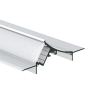 96.9x35.3MM pour barres de plafond, boîtier en Alu, canal d'extrusion, PC, PMMA, couverture, plâtre pour cloisons sèches, profilé en aluminium de gypse