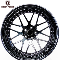 Jeu de 3 jantes en alliage d'aluminium forgé concaves profondes de 17 à 24 pouces pour /718/ Mercedes/-5x114.3/5x120/5x127/5x130 PCD