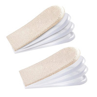 Semelles rehausseuses auto-adhésives en gel de silicone pour augmenter la taille