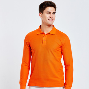 Chemises unisexes à manches longues en maille respirante de haute qualité, couleur unie, coupe classique, polyester/coton, avec logo personnalisé, pour l'été et les loisirs - Product Image 6