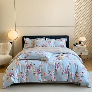 Set di trapunte da sette pezzi in puro cotone di alta qualità resistente all'acqua 300tc Thread Count stagione autunnale stile fresco pulito - Product Image 4