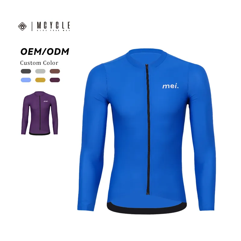 Mcycle Hot-sale Cycling Clothes Wear Anti-UV Women Bicycle Bike Shirt Breathable Long Sleeve Men's Cycling Jerseys