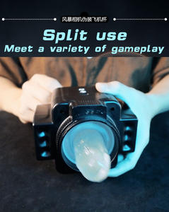 เครื่องสำเร็จความใคร่ด้วยตัวเองสำหรับผู้ชายผู้ใหญ่ผู้ชายเครื่องสั่นแบบดูดอัตโนมัติรูปทรงกล้อง - Product Image 6