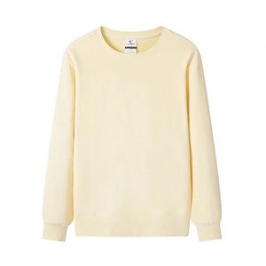 Sweat-shirt unisexe pour homme en coton/bambou épais, col rond, coupe ample, manches longues, imprimé en sérigraphie, écologique - Product Image 4
