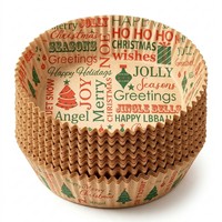 Papier de cuisson laminé écologique pour friteuse à air, 16cmx4.5cm, résistant à la chaleur, pour fêtes de Noël et pâtisseries maison