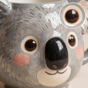 <span class=keywords><strong>Taza</strong></span> de Cerámica con Forma de Koala 3D |   <span class=keywords><strong>Taza</strong></span> Moderna de Café y Té con Diseño de Dibujos Animados |   Regalo Ecológico de Porcelana Hecho a Mano en Stock - Product Image 2
