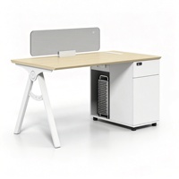 Poste de travail modulaire au design simple pour bureau, table de travail, mobilier de poste de travail