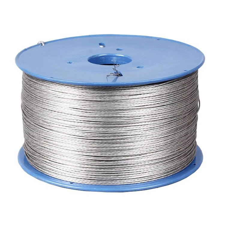 Factory Sale 1.6mm 500meter Stranded Wire For Security Fence aluminium fencing wire