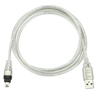 Câble adaptateur USB mâle vers Firewire IEEE 1394 4 broches mâle ILink pour DCR-TRV75E DV