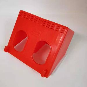 Alimentador de <span class=keywords><strong>palomas</strong></span>, paquete de 2 codornices, pájaros, pollos, comedero, bebederos dispensadores de agua con 2 agujeros, cuencos y comederos para mascotas, comedero para comer, comida, LMB-07 - Product Image 5