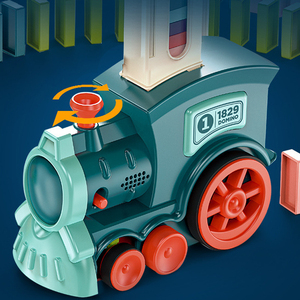 <span class=keywords><strong>Internet</strong></span> célébrité <span class=keywords><strong>dominos</strong></span> amusant livraison automatique train électrique jouets éducatifs pour enfants - Product Image 3