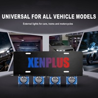 Xenplus PZ2-LM40B 6000K 50000LM Projecteur LED avec lentille, feux d'immatriculation, éclairage auxiliaire 140W IP68, projecteur de conduite pour la Thaïlande