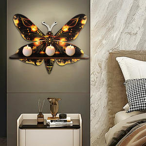 Großhandel kreative Holz Schmetterling Regal graviert Ostern Atmosphäre Dekoration Requisiten Duft kerzenhalter Art <span class=keywords><strong>Wings</strong></span> Dekor - Product Image 2