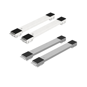 Roulettes de déplacement réglables pour meubles modernes, support pour lave-linge, base pour réfrigérateur, roue de verrouillage - Product Image 1