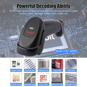 Lector <span class=keywords><strong>de</strong></span> código Qr <span class=keywords><strong>de</strong></span> barra con cable USB, <span class=keywords><strong>escáner</strong></span> <span class=keywords><strong>de</strong></span> código <span class=keywords><strong>de</strong></span> barras 2D <span class=keywords><strong>de</strong></span> mano para recibo, caja registradora, inventario, cheque bancario - Product Image 3