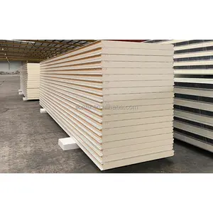 50mm 75mm 100mm Insulated Metal PIR PU Wall And Roof Sandwich Panels Discount On Sales