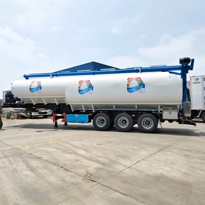 Fabricante Chino de Semirremolques de 40 Toneladas (12.98 m), Camión de Transporte de Alimentos a Granel de 75 Metros Cúbicos - Product Image 4