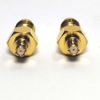 Adaptador Coaxial RF de 50 Ohm SMP Hembra a SMA Hembra para Enrutador Inalámbrico 3G 4G LTE, 18G, Antena Externa de Radio Wi-Fi