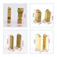 Accessoires pour machine de codage : 2*3*15 broches et billes en cuivre pour machines d'étiquetage de date/lot, fabriqués en Chine