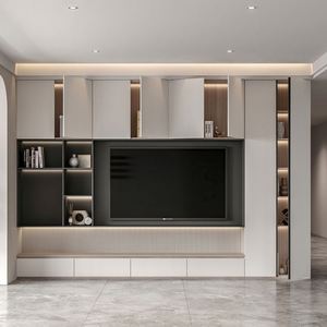 Mueble de TV Moderno de Alta Calidad, Centro de Entretenimiento Práctico para el Hogar con Almacenamiento para una Sala de Estar Acogedora y Elegante - Product Image 3