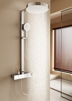 Nouvelle Collection 2026 : Colonne de Douche Murale 3 Voies en Laiton avec Robinet Cascade et Ensemble de Douche Monocommande – Douceur et Efficacité