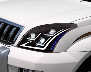 丰田普拉多LED大灯的新2003-2009，高/低光束和DRL顺序信号3000K色温 - Product Image 3