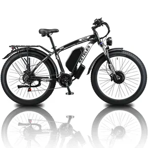 KETELES spedizione gratuita bici elettrica da 26*4.0 pollici 23ah K800 50km passo attraverso 2000w bicicletta elettrica da montagna 21 velocità fat bike