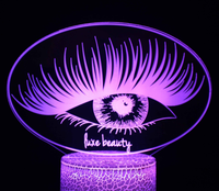 Lampe de nuit créative 3D en forme de cerveau, cœur, œil, anatomie corporelle, alimentation USB, interrupteur tactile, illusion d'optique, LED RGB, décoration de chambre, cadeaux