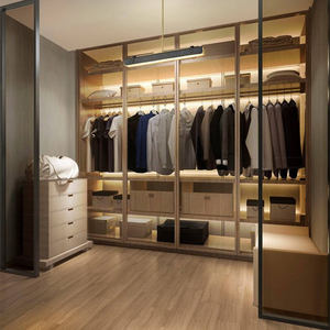 Armario de madera de diseño moderno fabricado, dormitorio, habitación, tablero de melamina, armario - Product Image 6