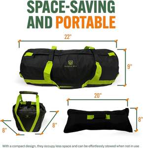 Free sample Classic Sandbag Heavy Duty Workout Sandbag for Fitness with 8 Gripping Handles for Sand Bag <b>Weight</b> Training - Product Image 5