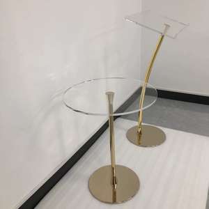 Soporte de podio acrílico dorado <span class=keywords><strong>Atril</strong></span> de podio de iglesia <span class=keywords><strong>para</strong></span> restaurantes Bodas Oficina y Aula - Product Image 4