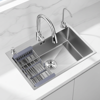 Wastafel Dapur Stainless Steel Satu Lubang Besar dengan Finishing Brushed Terbaik 2026 beserta Keran