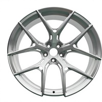 Jantes en alliage forgé pour course automobile, finition argent brossé, 19 pouces, état neuf, modèle 3, modèle Y, modèle S, Jeep Wrangler Gladiator, aluminium