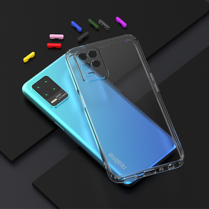 <span class=keywords><strong>Precio</strong></span> de fábrica, TPU transparente de la mejor calidad con botones de diferentes colores, funda de teléfono para OPPO REALME 8 <span class=keywords><strong>5G</strong></span> Narzo 60x GT5 240W - Product Image 3